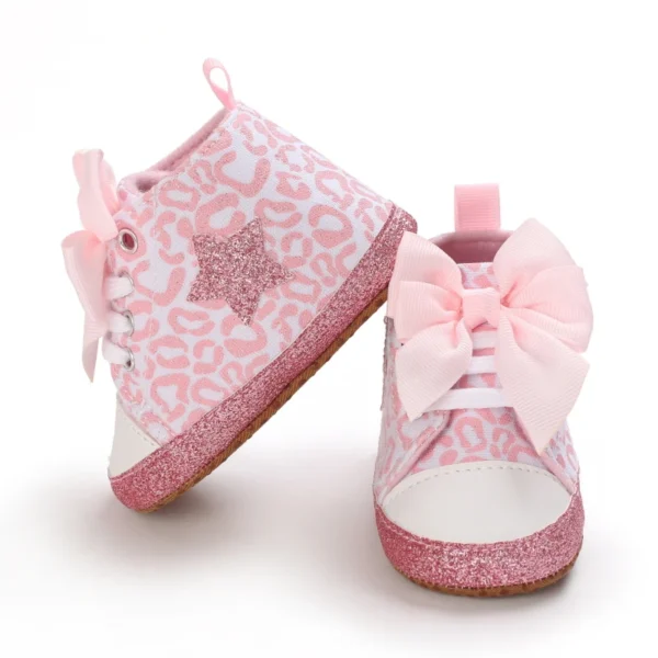 Spring and Autumn Women's Baby Casual Sports Shoes Soft Sole Anti slip Indoor and Outdoor Walking Shoes First Step Walking Shoes - Image 2