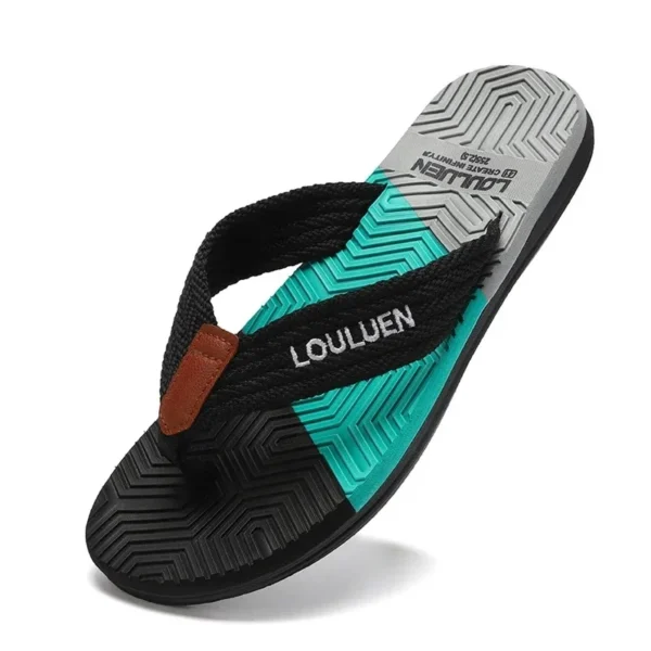 Men Flip Flops Slides 2023 Trend Summer Anti-skid Man Slippers Outdoor Light Casual Beach Male Sandals Household Slides for Men - Image 4
