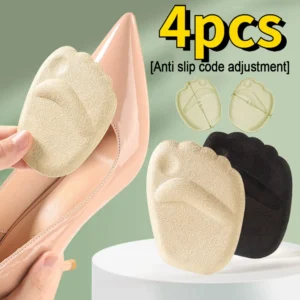 Women High Heel Forefoot Pad for Massaging Toe Pad Shoes Insert Half Insoles Plantar Fasciitis Pain Relief Comfortable Foot Care