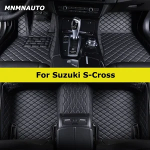 MNMNAUTO Custom Car Floor Mats For Suzuki S-Cross 2014-2021 Auto Carpets Foot Coche Accessorie