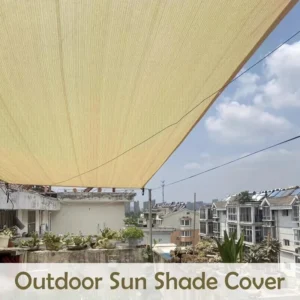 Jiujun-Privacy Sunshade Net - Made of Carefully Selected Hdpe Mesh Fabric, It Features a Shading Rate of up to 90% The Beige