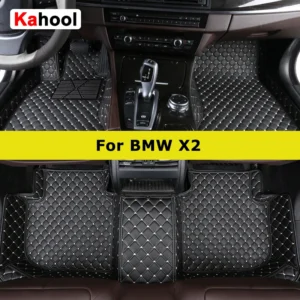 KAHOOL Custom Car Floor Mats For BMW X2 F39 Auto Carpets Foot Coche Accessorie
