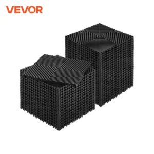 VEVOR Interlocking Drainage Mat 12in x 12in 12/24/40/50/55 Pcs Splicing Drainage Mats Non-Slip PP Drainage Floor Tile&Shower Mat