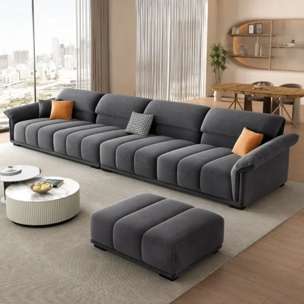 Luxury European Sofa Living Room Sectional Minimalist Modular Sofa Comfortable Lounge Divano Soggiorno Di Lusso Room Decor - Image 2