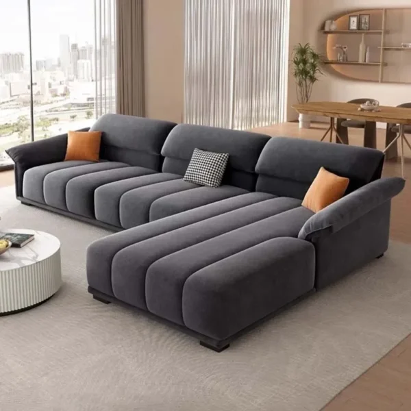 Luxury European Sofa Living Room Sectional Minimalist Modular Sofa Comfortable Lounge Divano Soggiorno Di Lusso Room Decor - Image 3