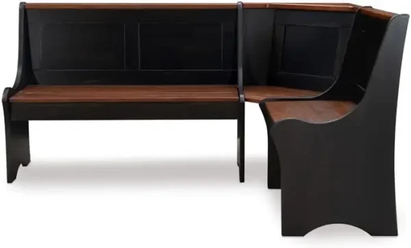 Fashion Nordic solid wood black 3 Piece Conversation Indoor Kitchen Corner Breakfast Dining Set dinning room table and chairs - Image 5