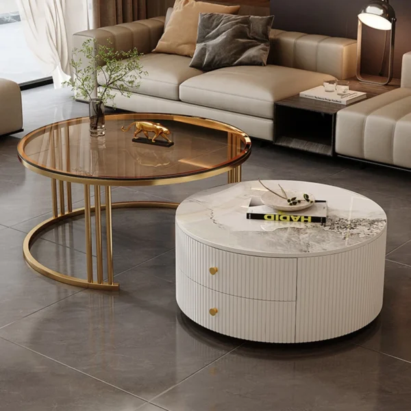 Nordic Living Room Coffee Tables Modern Home Luxury Coffee Table Kitchen Designer Table Basse Pour Salon Furniture Decoration - Image 3