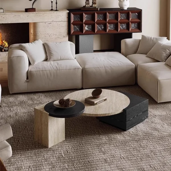 Nordic Modern Coffee Table Living Room Luxury Marble Premium Coffee Tables Minimalist Vintage Table Basse De Salon Furnitures - Image 2