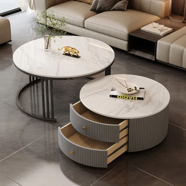 Nordic Living Room Coffee Tables Modern Home Luxury Coffee Table Kitchen Designer Table Basse Pour Salon Furniture Decoration - Image 5