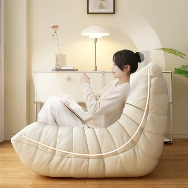 White Nordic Living Room Sofas Modern Double Comfortable Bean Bag Sofa Lazy European Muebles Para El Hogar Muebles Para El Hogar - Image 6
