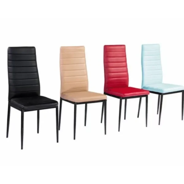 Rectangular Tempered Glass Top Dining Room Sets with 1 Chairs for Home Kitchen Furniture - Image 2