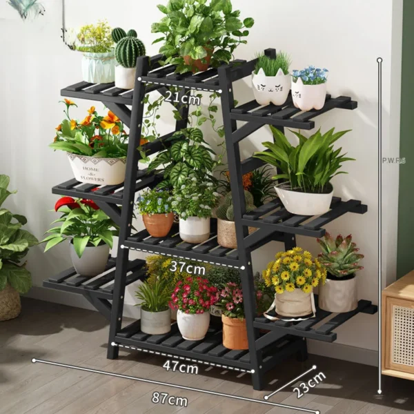 Floor-standing Rack Multi-layer Balcony Flower Rack Living Room Plant Rack Flower Pot Rack Climbing Flower Rack Succulent Plant - Image 4