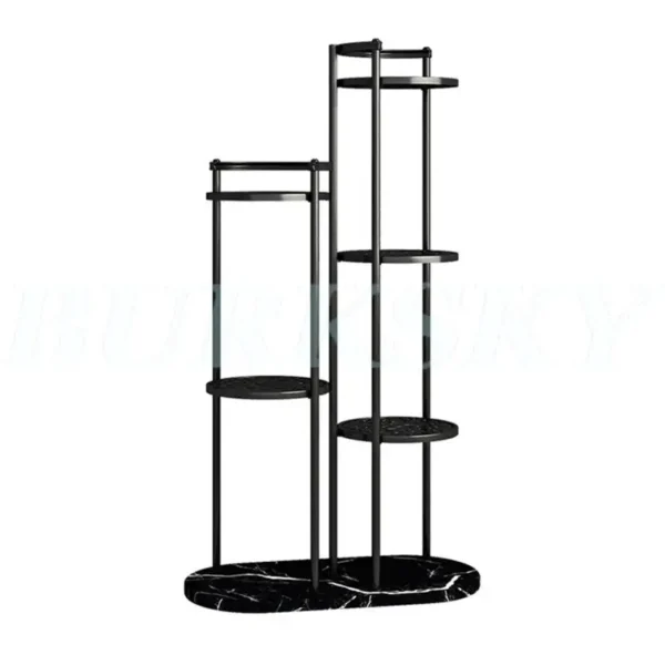 Plant Stand Flower Stand Flower Shelf Planter Rack Storage Organizer Display Indoor Garden Balcony Storage Rack Multi-layer Rack - Image 6