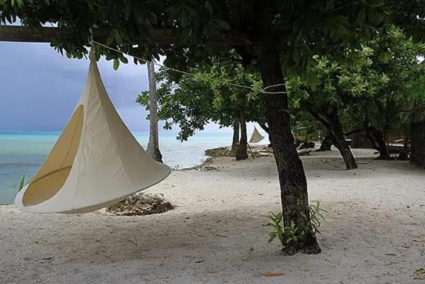 Outdoor Waterproof hammock Double Cacoon Hanging Chair Weight Capacity 80KG Outdoor and Indoor Use - Hanging Kit hanging tent - Image 4