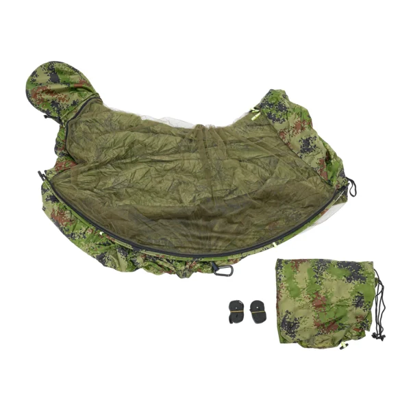 Portable Camping Hammock Anti-mosquito and Anti-Sun Camping Hammock 200kg/440.9lbs Load 2.9*1.4m - Image 6