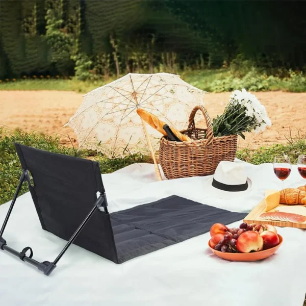 Beach Chair Camping Chairs Fishing Backrest Chairs Garden Park Single Lazy Chair Portable Folding Beach Lounger Outdoor Gears - Image 2
