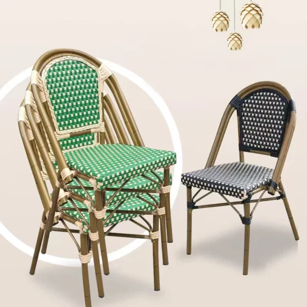 Juecheng Coffee Rattan Chair Outdoor Furniture Patio Wicker Rattan Garden Table and Chairs Set - Image 4