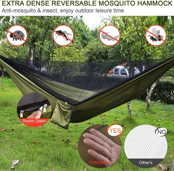 Mosquito Net, Hammock, Outdoor Park Picnic, Mosquito-proof Swing, Green Portable Hammock Children