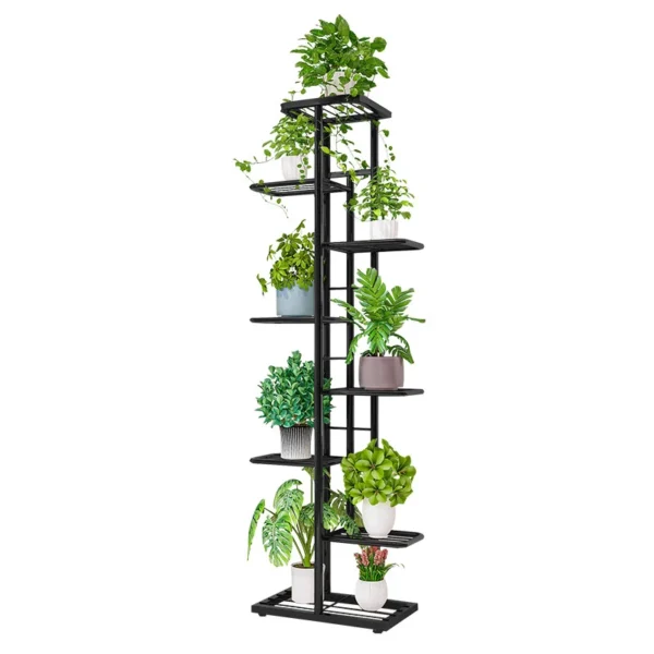 Cordlal Shining Stand For Flowers Iron 6/7/8Layers Plant Holder Storage Shelf Pot Rack Organizer Home Garden Decoration - Image 5