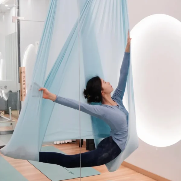 5m Aerial Yoga Hammock Fabric Yoga Swing Aerial Silks Anti-Gravity Body Building Fitness for GYM Home Outdoor Pilates Yoga Belt - Image 3