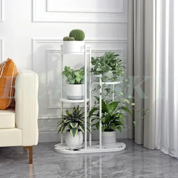 Plant Stand Flower Stand Flower Shelf Planter Rack Storage Organizer Display Indoor Garden Balcony Storage Rack Multi-layer Rack - Image 2