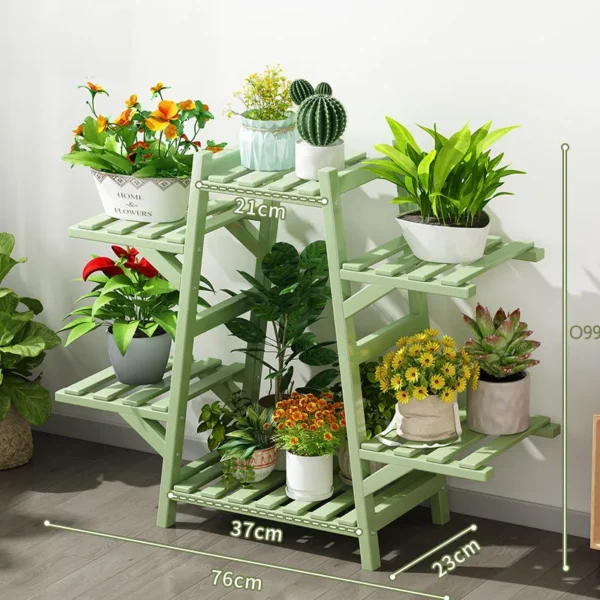 Floor-standing Rack Multi-layer Balcony Flower Rack Living Room Plant Rack Flower Pot Rack Climbing Flower Rack Succulent Plant - Image 2