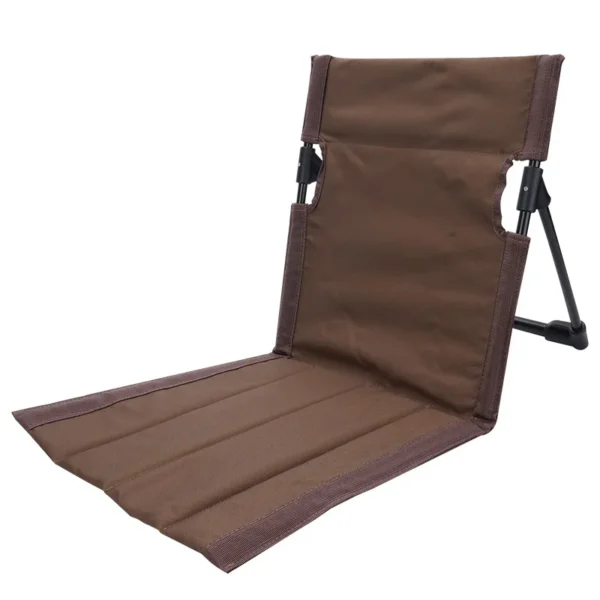 Foldable Camping Chair Outdoor Garden Park Single Lazy Chair Backrest Cushion Picnic Camping Folding Back Chair Beach Chairs - Image 4