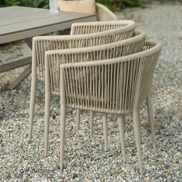 Nordic Garden Furniture Sets Hotel Outdoor Chairs Tables Creative Waterproof Sun Protection Outdoor Patio Furniture Outdoor Set - Image 4