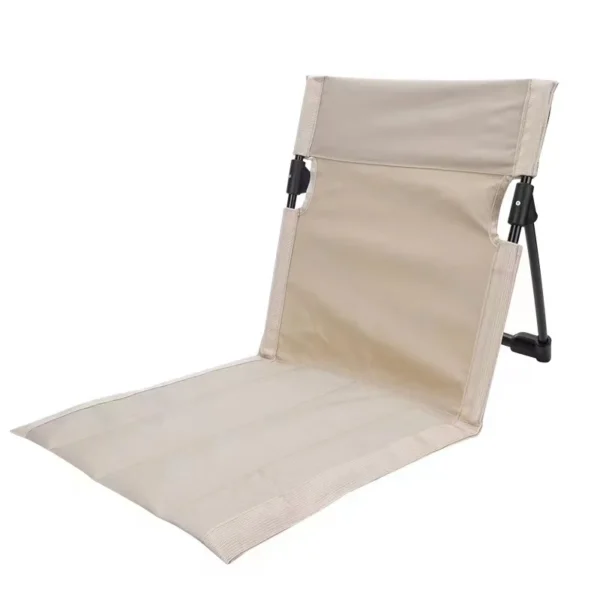 Foldable Camping Chair Outdoor Garden Park Single Lazy Chair Backrest Cushion Picnic Camping Folding Back Chair Beach Chairs - Image 5