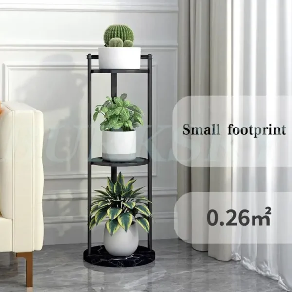 Plant Stand Flower Stand Flower Shelf Planter Rack Storage Organizer Display Indoor Garden Balcony Storage Rack Multi-layer Rack - Image 3