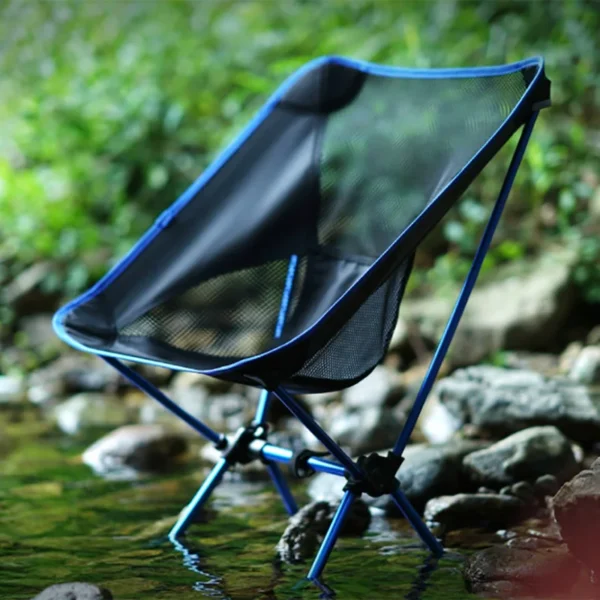 Outdoor Portable Camping Chair Oxford Cloth Folding Lengthen Camping Seat for Fishing BBQ Festival Picnic Beach Ultralight Chair - Image 3