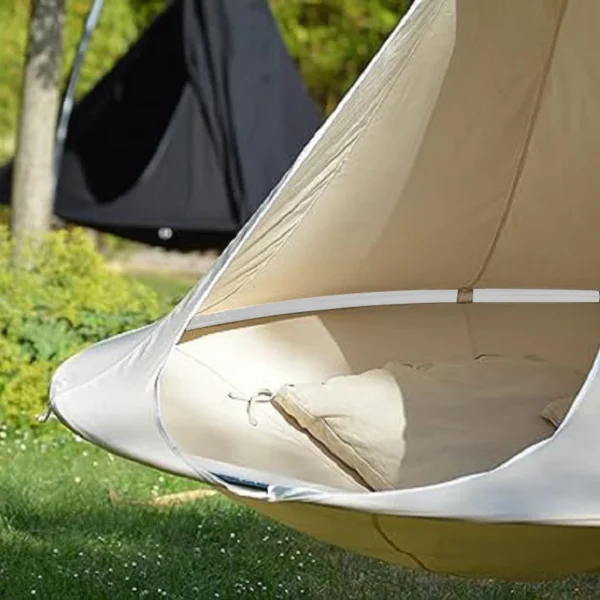 Outdoor Waterproof hammock Double Cacoon Hanging Chair Weight Capacity 80KG Outdoor and Indoor Use - Hanging Kit hanging tent - Image 3